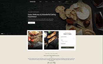 JL RedChili - A Beautiful Restaurant Joomla Template